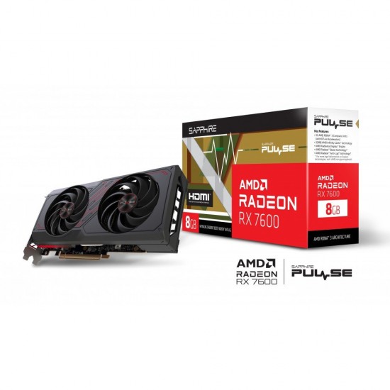 SAPPHIRE RX 7600 PULSE 8GB GDDR6